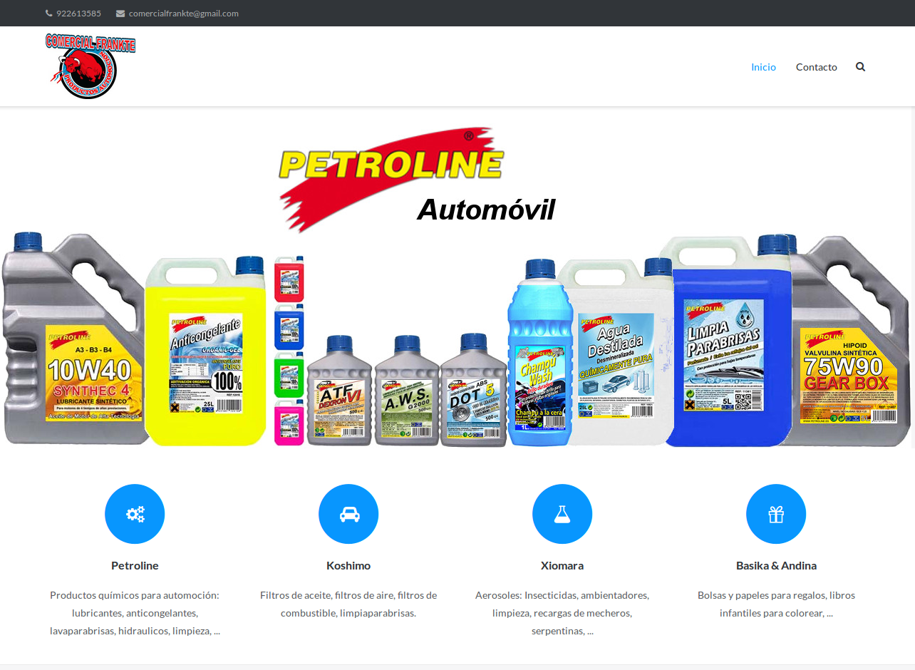 Estrenamos página web Comercial Frank Canarias